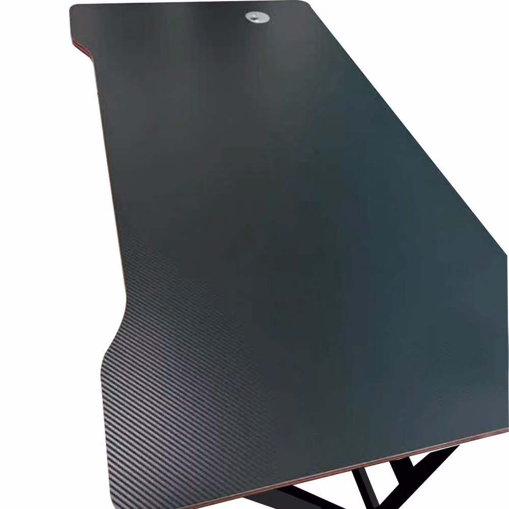 FLAVORA Modern Black Computer Desk and Gaming Workstation – 5