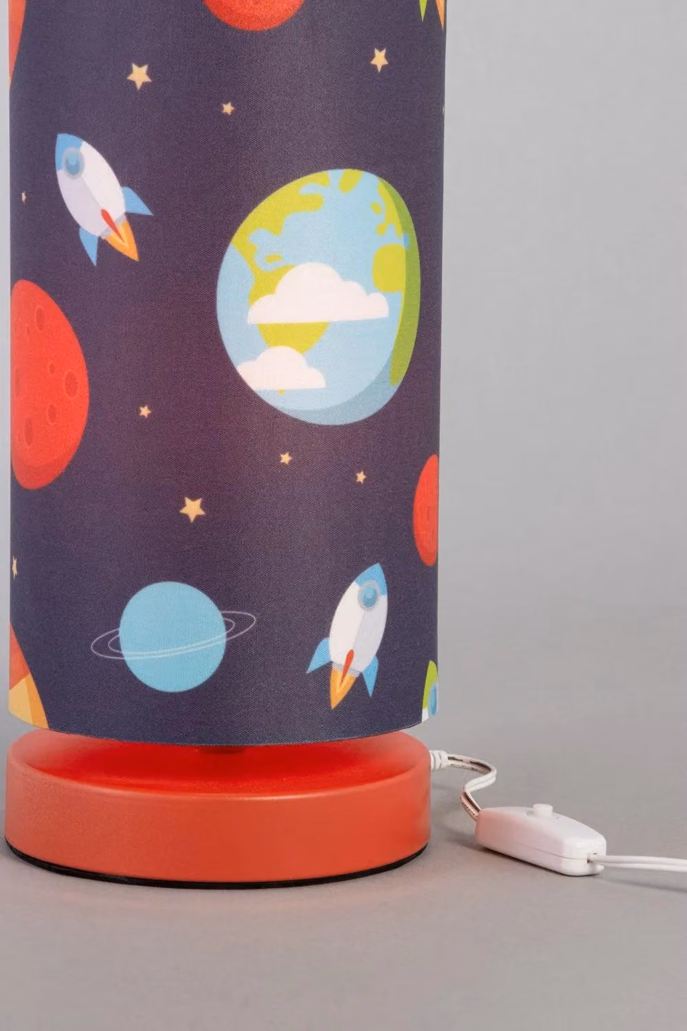 BHS Lighting Glow Space Table Lamp in Red and Multicolour – 2