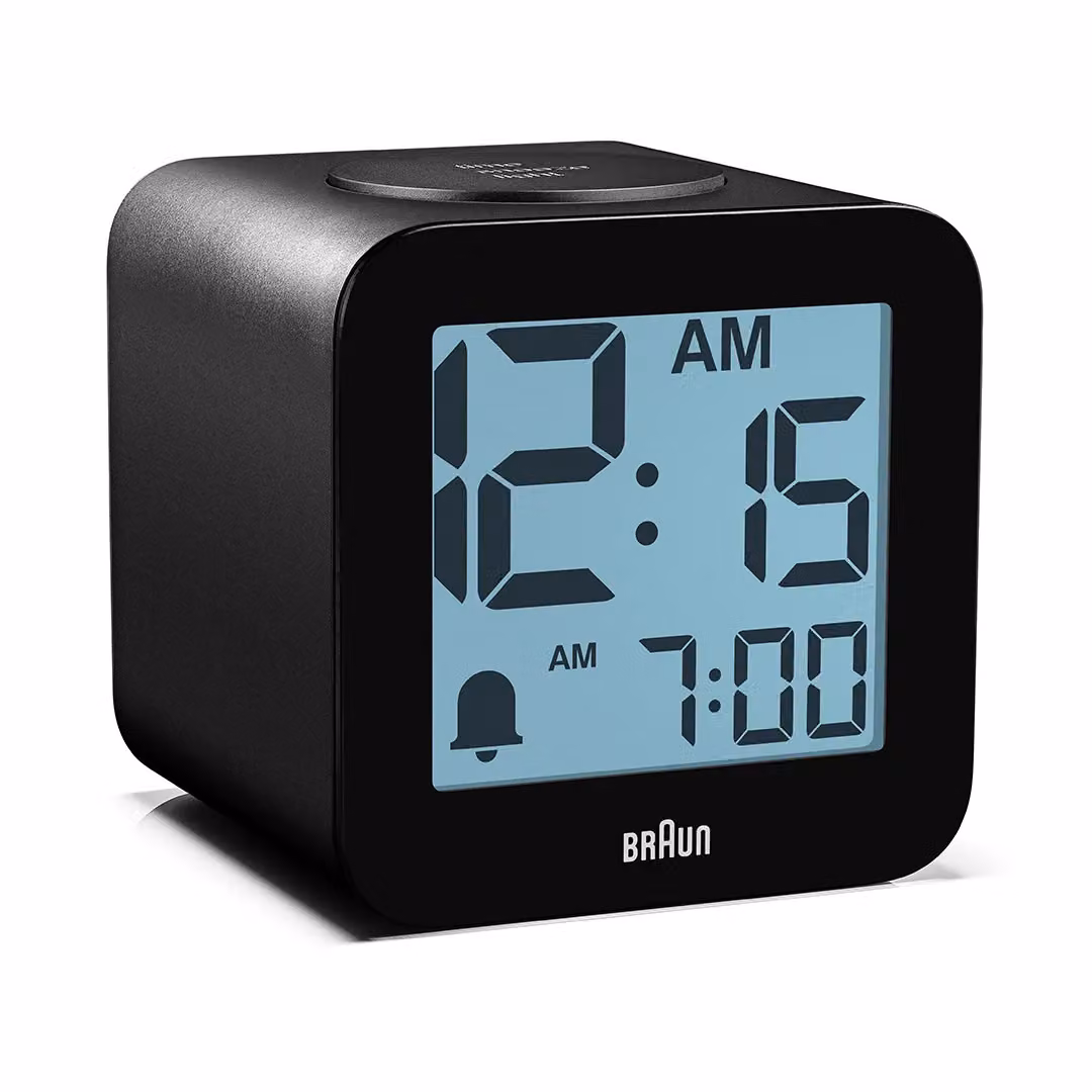 Braun Digital Speaking Alarm Clock in Black – 2