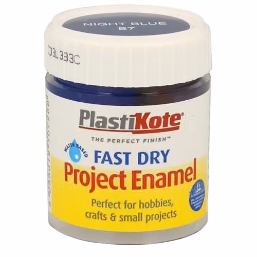 Plastikote Fast Dry Enamel Paint Blue 59 ml