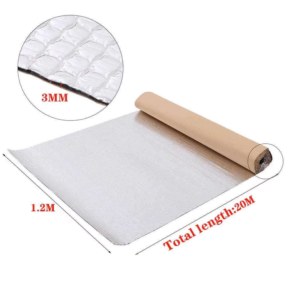 SPETLEK Self Adhesive Silver Bubble Insulation Foil for Sheds – 2