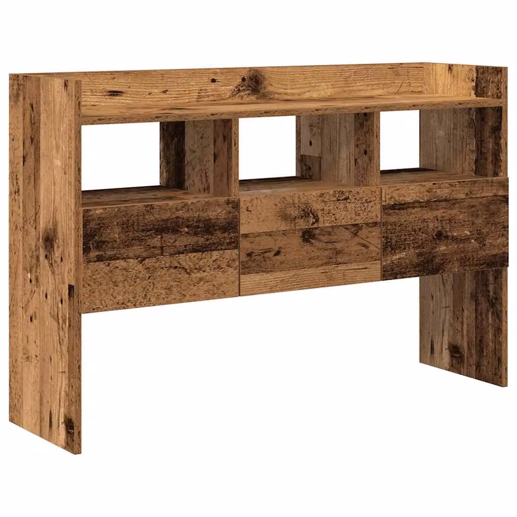 Berkfield Home Rustic Old Wood Sideboard in Brown, W/D/H: 105 x 30 x 70 cm – 2