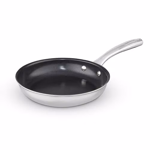 Tower Tri-Ply Ceramic Frying Pan in Black and Silver, 28 cm