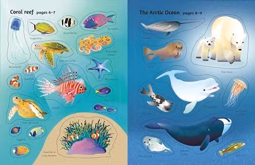Usborne First Sticker Book Oceans Multicolour – 3