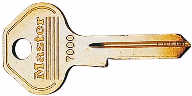 Master Lock Key Blanks in Gold and Multicolour