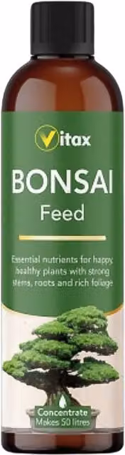 Vitax Bonsai Liquid Feed 250ml and Bonsai Feed 200g