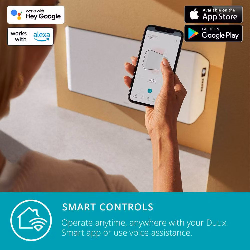 Duux Edge 1000W Smart Convector Heater Gen 2, White – 3