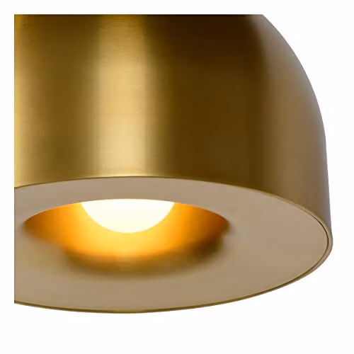Lucide Akron Pendant Light, Diameter: 50 cm, E27, Gold/Brass and Black/Yellow – 3