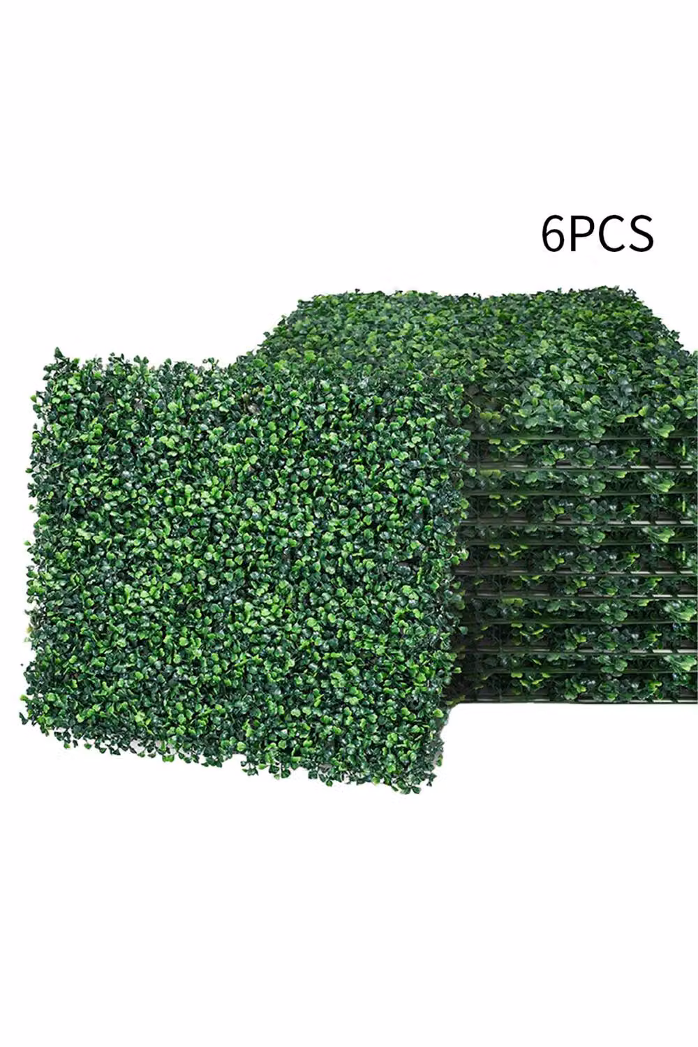 ExtraStar 6-Piece Green Decorative Artificial Grass Wall Panels – 4