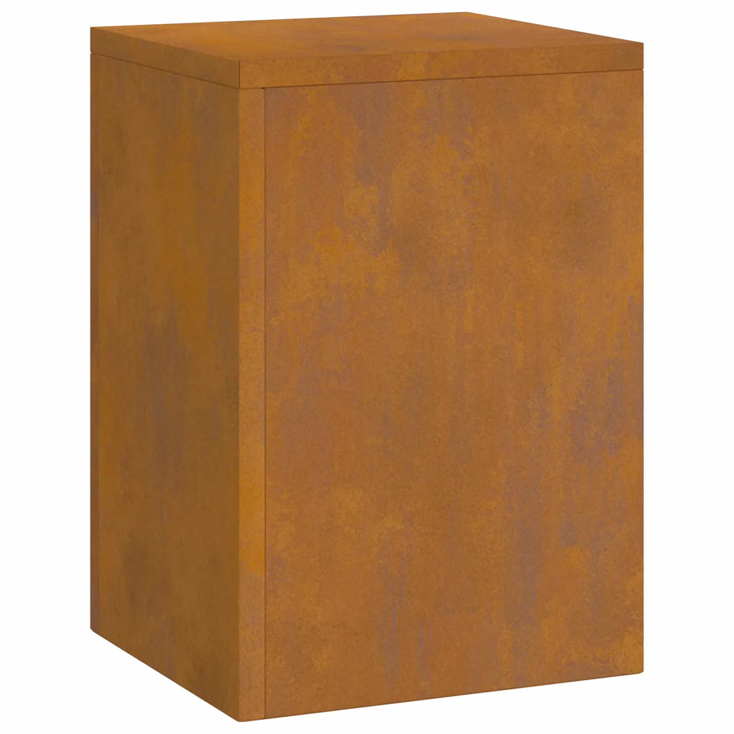 Berkfield Home Outdoor Plant Stand Pillar Set of 3 in Black Weathering Steel – 2