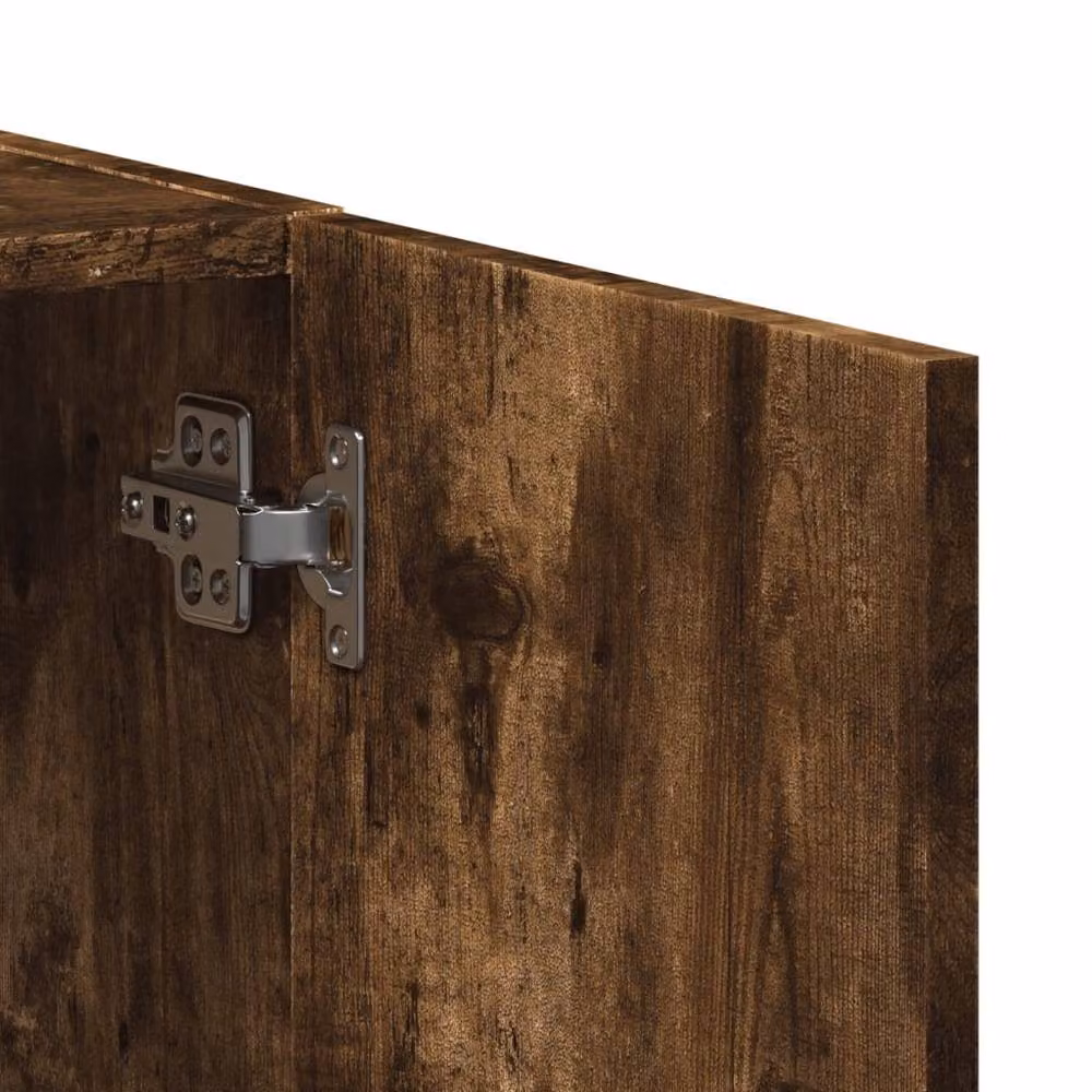 Berkfield Home Durable Smoked Oak File Cabinet in Brown, W/D/H: 60 x 32 x 77.5 cm – 5
