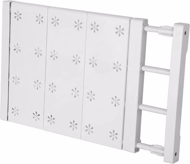 PAWNORA White Closet Cupboard Divider Rack – 1