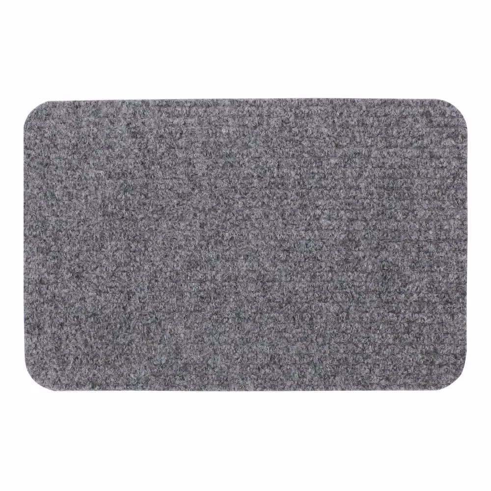 JVL Delta Scraper Door Mat, Grey, W: 40 cm, D: 60 cm – 2