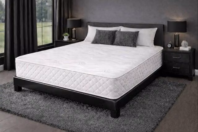 Chester & Oakley Hybrid Memory Foam Mattress in White, W/D/H: 140 x 200 x 25.4 cm – 1