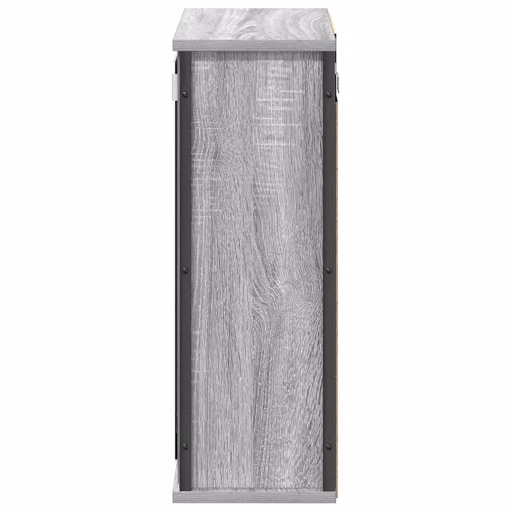 Berkfield Home Grey Sonoma Bathroom Wall Cabinet with Mirror and Internal Shelves W/D/H: 50 x 21 x 60 cm – 4