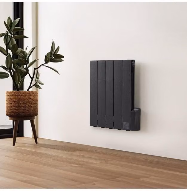 H&O Direct 900W Electric Oil Filled Radiator with LED Screen and Timer, Black