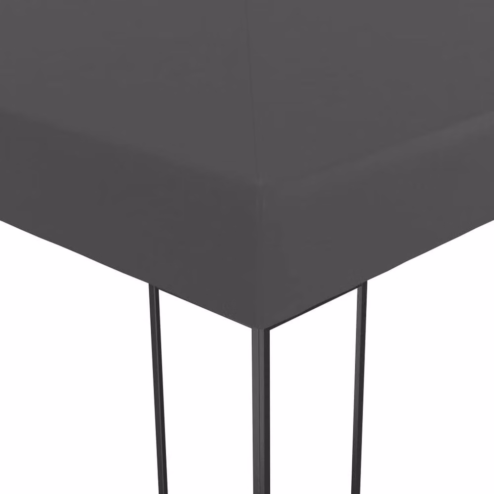 Berkfield Home Garden Hip Marquee in Anthracite Dark Grey, W: 300 cm, D: 300 cm, H: 270 cm – 2