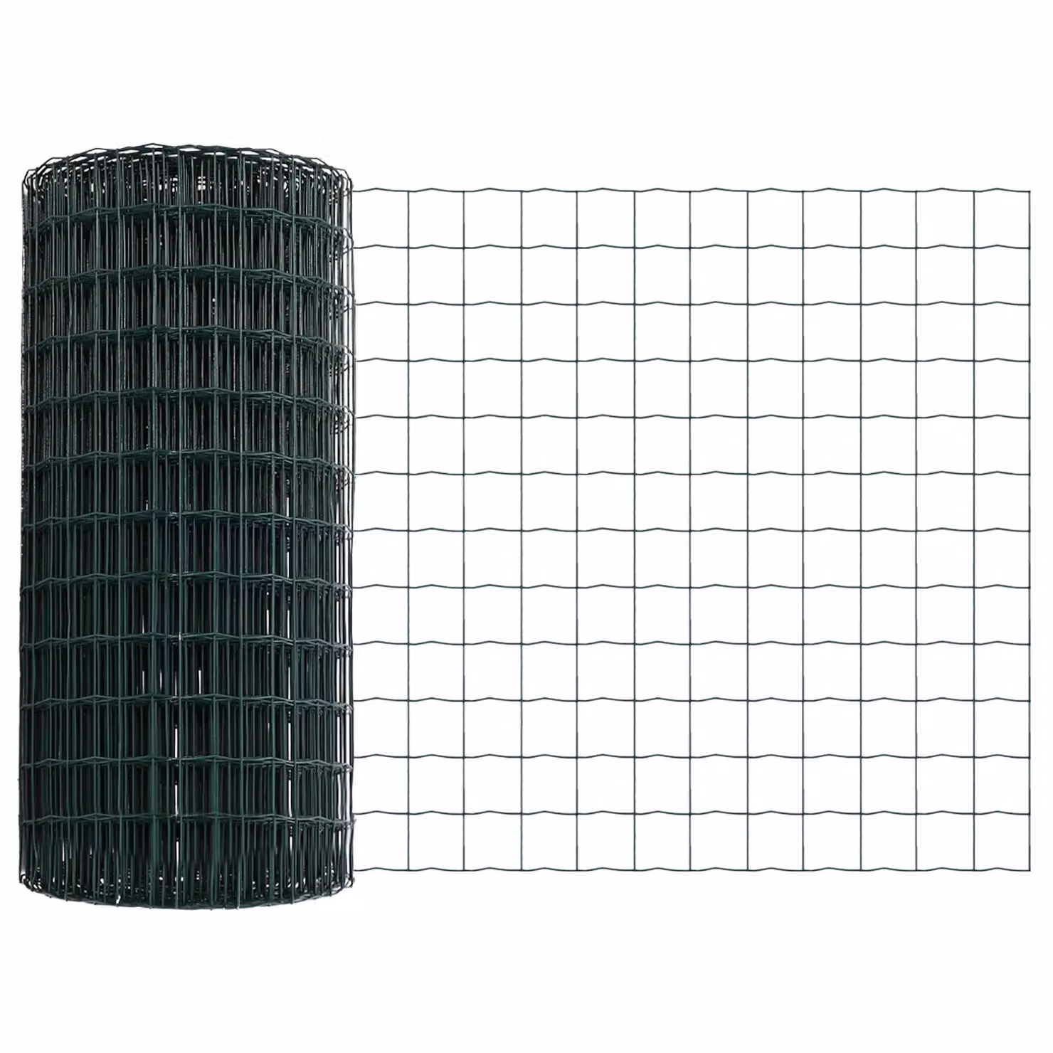 Berkfield Home Euro Fence with 5 U Posts, Green Steel – 3