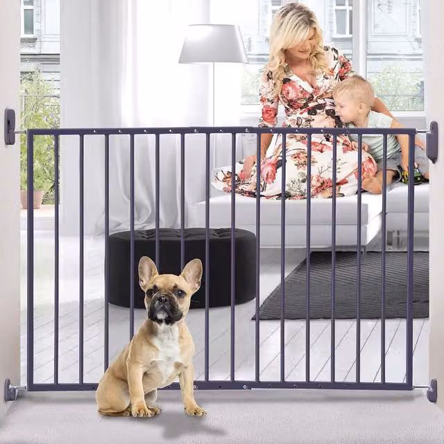 Dreambaby Extendable Grey Swing Door Stair Gate