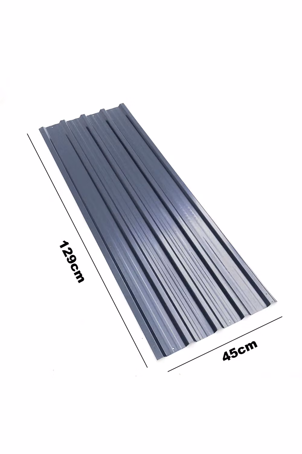 Living and Home 12-Piece Black Metal Corrugated Roofing Sheets – 2
