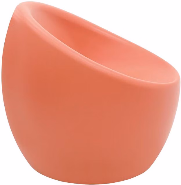 Tramontina Oca Lounge Chair in Orange Plastic