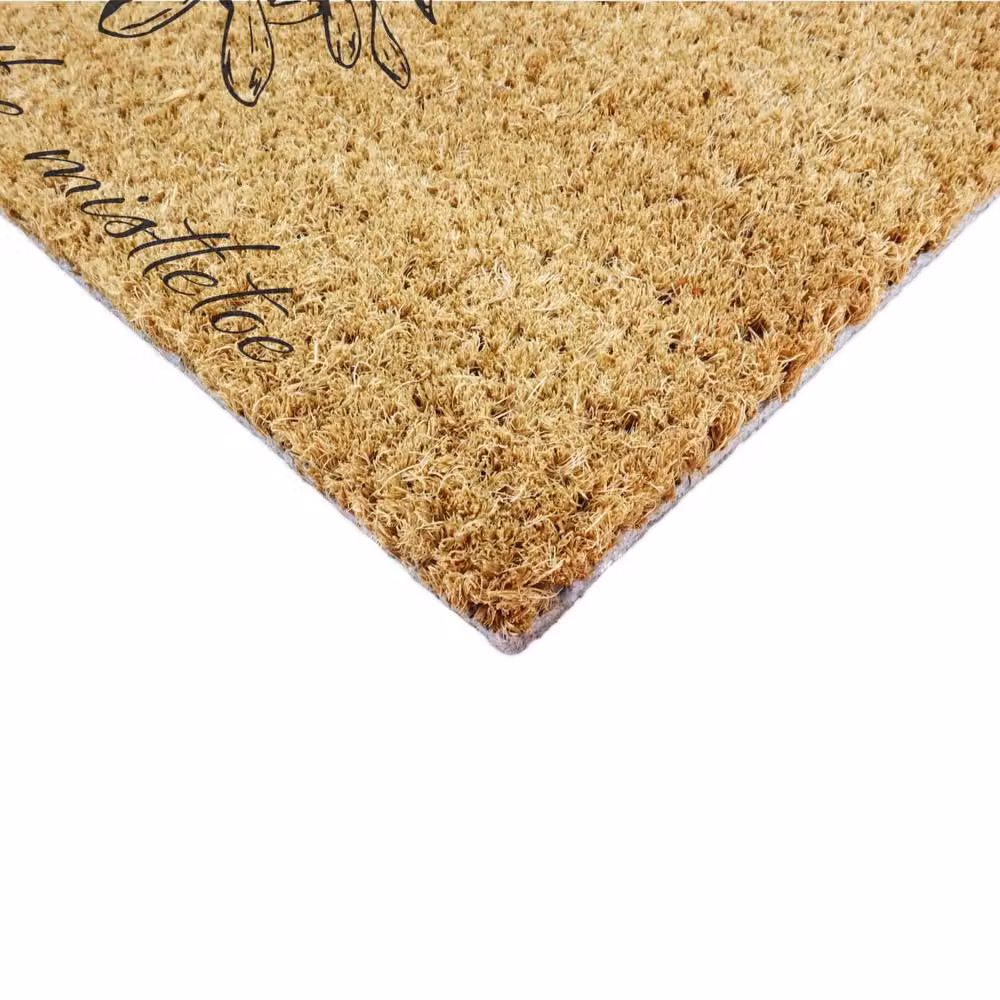 Artsy Mats Mistletoe Lines Coir Doormat in Brown, W: 90 cm, D: 60 cm – 5