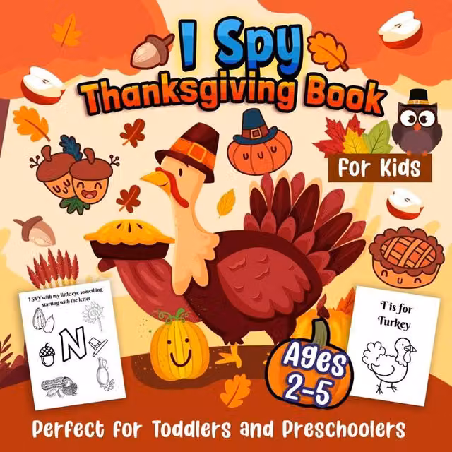 Harper Hall I Spy Thanksgiving Edition Multicolour Paperback Book