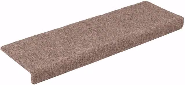 Berkfield Home Self-Adhesive Needle Punch Stair Mats, 15 Pack, Brown, W: 65 cm, D: 21 cm, H: 4 cm – 1