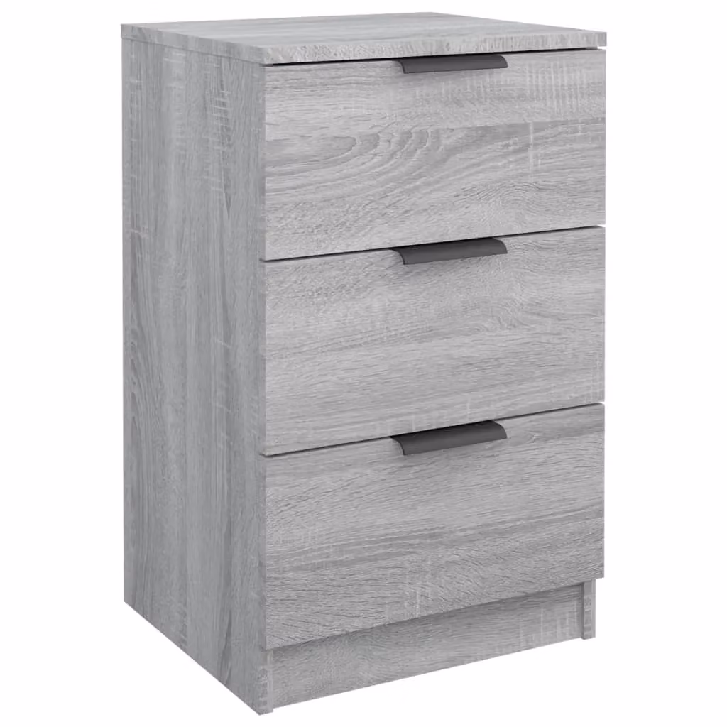 Berkfield Home Grey Sonoma Bedside Cabinet W: 40 cm, D: 36 cm, H: 65 cm – 2