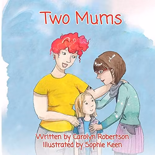 Two Mums by Sparklypoo Publications, Multicolour Paper Book