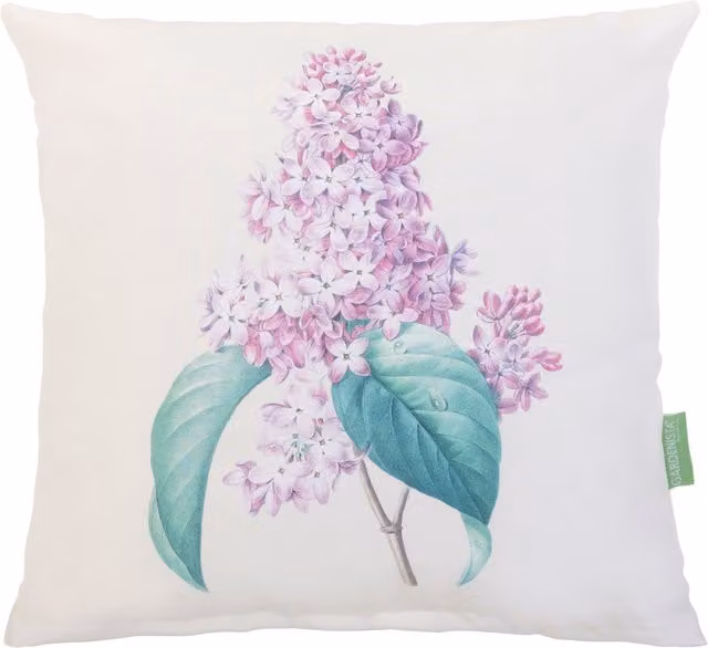 Gardenista Country Floral Cream Outdoor Scatter Cushion with Removable Washable Cover