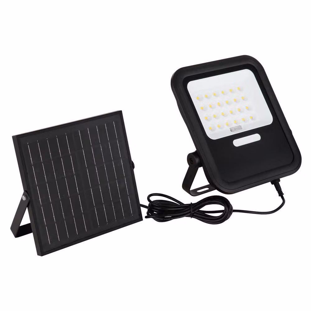 Netlighting Solar LED Outdoor Floodlight in Black with Timer, Remote Control and Dimming Function, IP65 Waterproof – 2