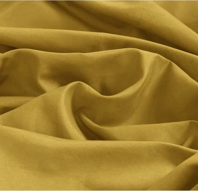NewEdgeBlinds Lyla Microfibre Fitted Sheet, Ochre, W: 140 cm, L: 200 cm