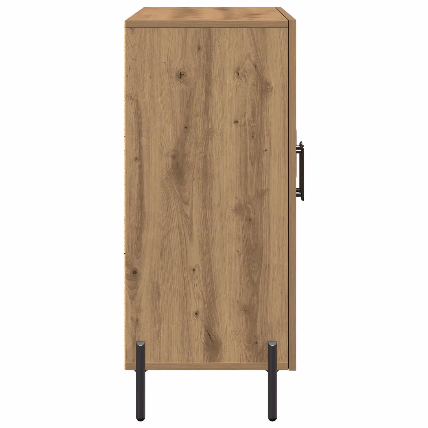 Berkfield Home Artisan Oak Sideboard in Brown, W/D/H: 90 x 34 x 80 cm – 3