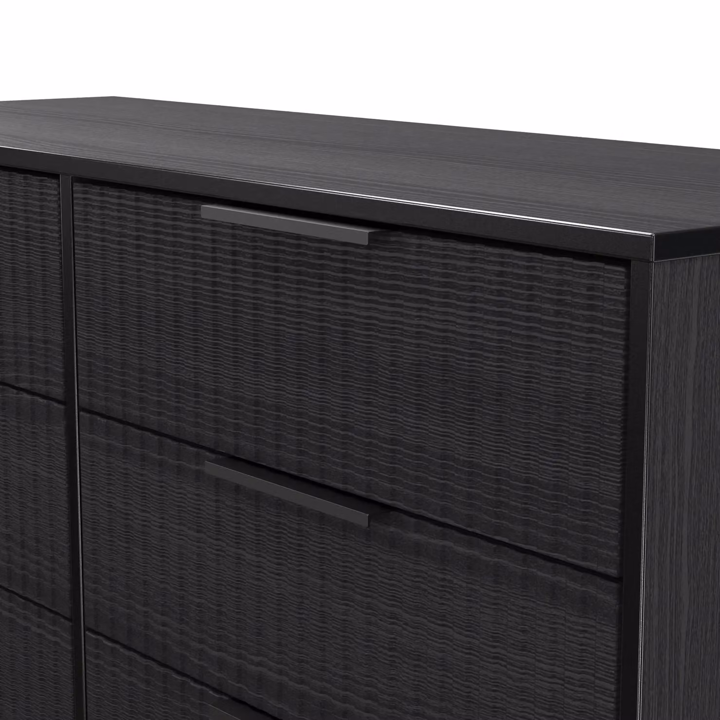 2 U Menai 6 Drawer Midi Chest in Black – 3