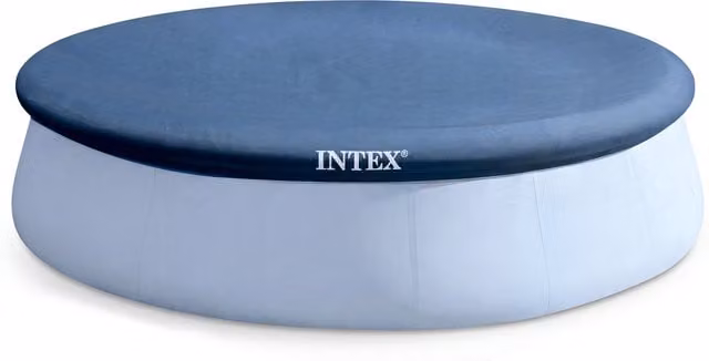 Intex Blue Round Swimming Pool Tarpaulin Cover, Diameter: 244 cm