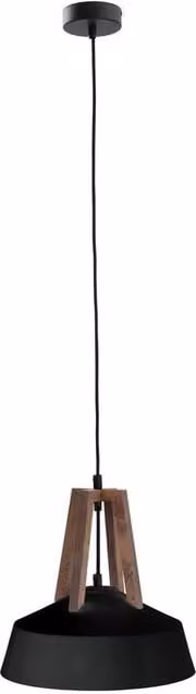 Netlighting Trix Dome Pendant Ceiling Light in Black and Brown, Diameter: 34 cm, E27