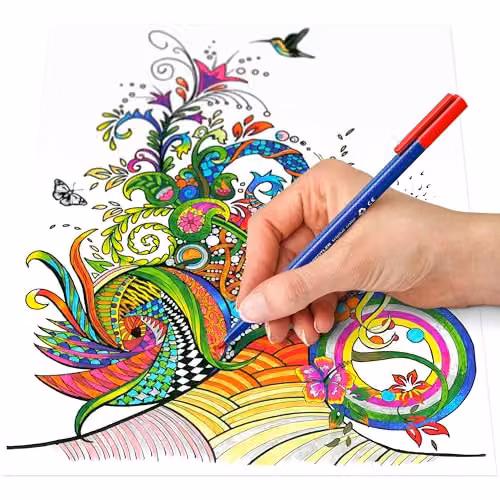 STAEDTLER Triplus Colour Fibre-Tip Pens, Fine 1.5mm, Multicolour (Pack of 20) – 2