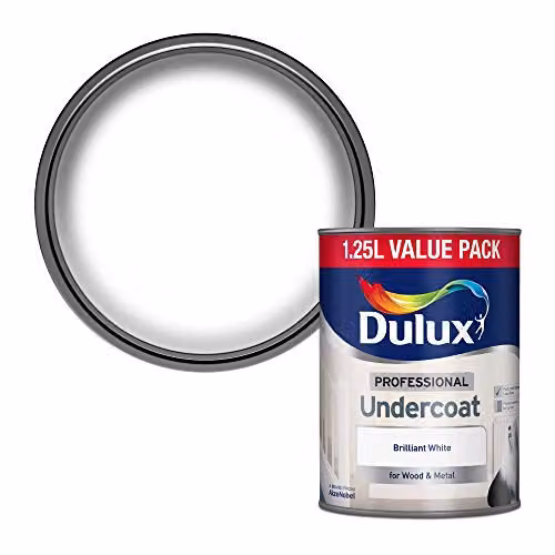 Dulux Professional Wood Undercoat Paint, White, 1.25 l