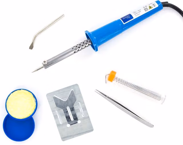 Soldercraft 25W Soldering Iron Kit in Blue