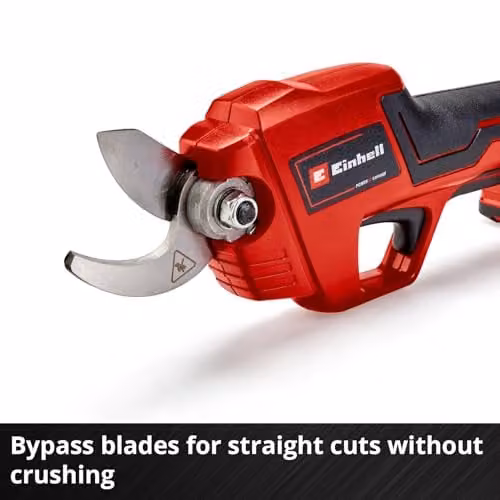 Einhell Power X-Change 18V Cordless Electric Pruning Shears in Green and Red – 3