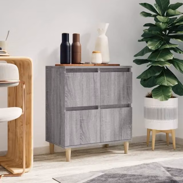 Berkfield Home Grey Sonoma Sideboard in Engineered Wood W/D/H: 60 x 35 x 70 cm – 1
