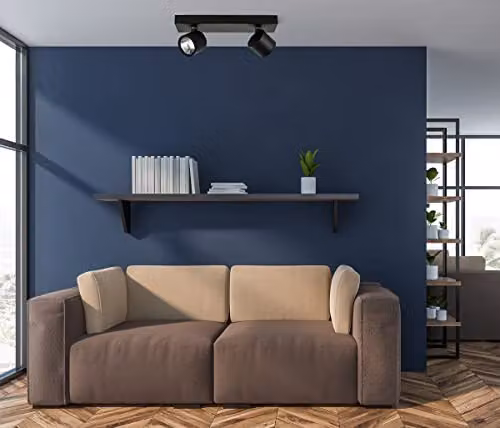 Netlighting Boniva Modern Twin Ceiling Spotlight LED 3000K in Black – 2
