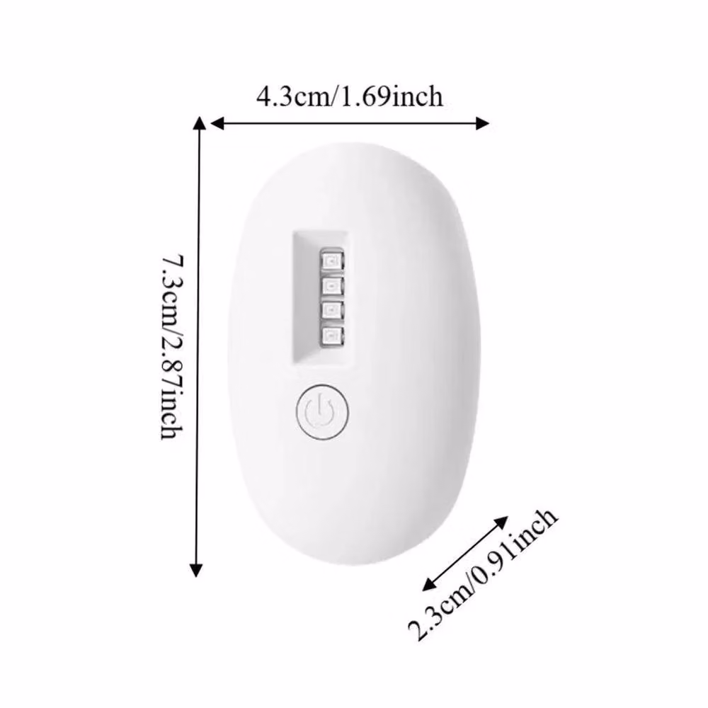 FORGEVIO Mini LED Toilet Steriliser with UV Light, White, W: 180 cm, H: 180 cm – 3