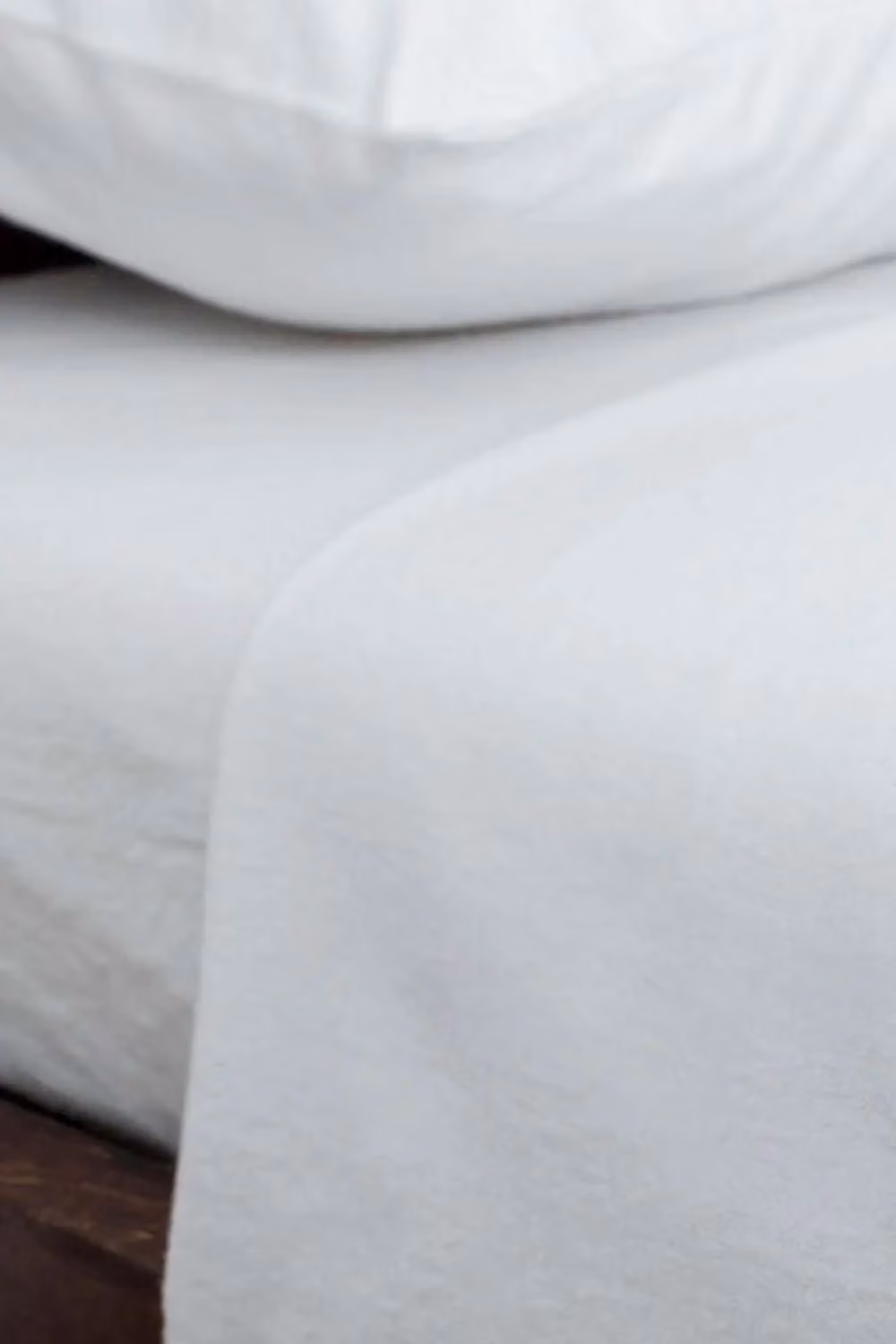 Homescapes Luxury White Brushed Cotton Flannelette Flat Sheet, W/D/H: 90 x 200 cm – 2