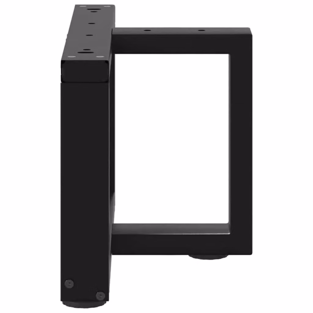 Berkfield Home T-Shaped Coffee Table Legs, 2 Piece Set, Matt Black Steel, W/D/H: 50 x 25 x 30-31 cm – 3