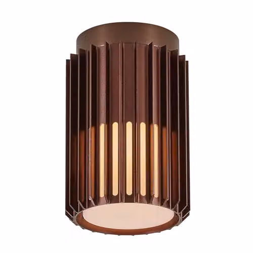 Nordlux Aludra Brown Metal Outdoor Ceiling Light with E27 Bulb Socket and IP54 Rating – 4