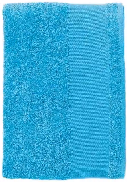 SOL'S Island 70 Cotton Terrycloth Bath Towel in Turquoise with Hanging Loop