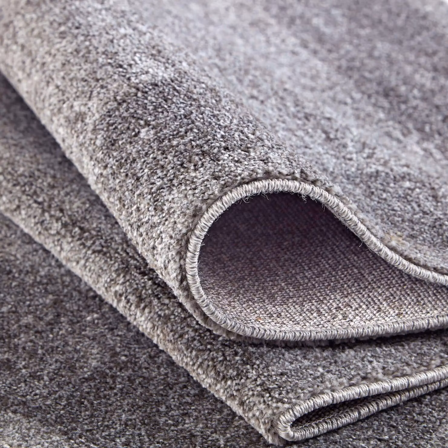 THE RUGS Efes Collection Modern Living Room Rug with Border in Grey, W: 80 cm, L: 150 cm – 4