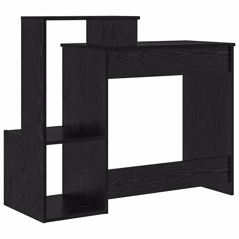Berkfield Home Black Oak Computer Desk in Black Oak MDF – 6